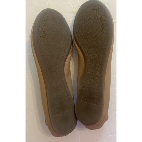 Sam Edelman Noah Tan Ballet Flats Size 10 M Leather SlipOn Classic Shoes Comfort - Picture 9 of 11